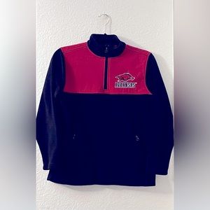 Arkansas 1/4 zipper pullover fleece